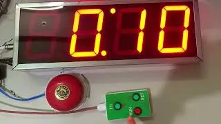 Đồng hồ led đếm ngược -2 mặt có chuông báo