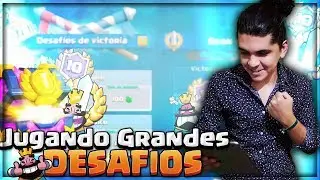 GRANDES DESAFIOS! MANQUEANDO CON NUEVOS MAZOS! CLASH ROYALE! ROCKSTAR CR