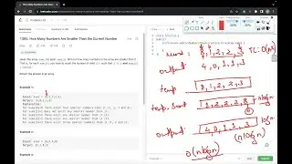 How Many Numbers Are Smaller Than the Current Number| LeetCode 1365 | Cpp