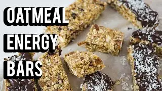 Oatmeal Energy Bars | Perfect for any time of the day | NO BAKE and VEGAN