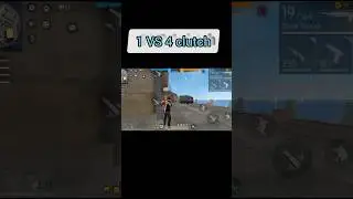1 VS 4 clutch in ff #shorts #ytshorts #samyakff