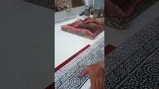 Printed Perfection: The Allure of Handcrafted Block Designs on fabric. Karachi, Pakistan
