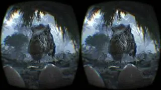 VR Dinosaur Video - 3D Dinosaur scary experience - Jurassic park Video HD