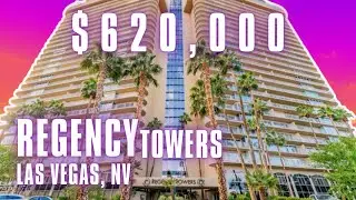 EXCLUSIVE Regency Towers: Tour the Remodeled Bel Air Las Vegas High Rise Condo on the 23rd Floor