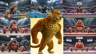🏋️&zwj;♂️🦕🥇 ABC Prehistoric Olympic Weightlifting Animals Song | Dino A&ndash;Z Fitness | Jumpy Jungle TV