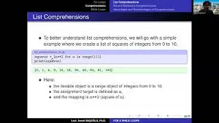 01 List, Set, and Dictionary Comprehensions