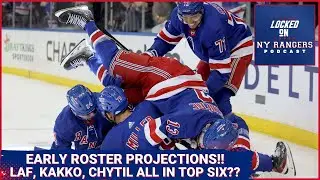 New York Rangers Opening Night roster projections!! Can/should we get Laf, Kakko and Fil in top six?