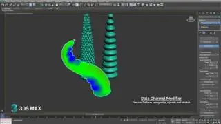 3ds Max 2017.1 - Data Channel Modifier: Tension Deform