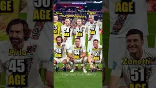 FIFA Legends squad vs Mexico Legends Charity Match ❤️How old are they now ?🤔#footballshorts #pirlo