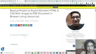 React.js Project to Export Dynamic HTML & CSS With Images to PDF Document in Javascript