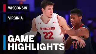 Расширенный обзор: Висконсин против Вирджинии | Баскетбол Big Ten | Battle 4 Atlantis