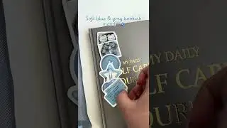 Cool blue and soft grey tones &mdash; for slow reading, and gentle self-care 🩶🫐 #stationary #asmr