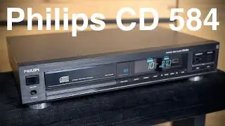 Philips CD 584 TDA1541a CD Player Demo