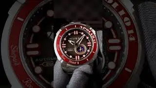 Mars Red - Apollo 55th Automatic LE | #Nubeo #betweenseaandspace #watch #FYP #shorts #apollo
