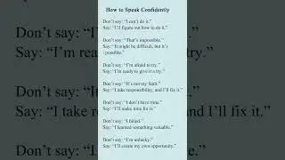Speak Confidently in Daily Life | Powerful Alternatives to Weak Words