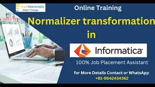 #NormalizerTransformation in Informatica | Informatica Video