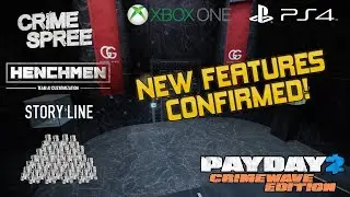 Payday 2: NEW CONSOLE FEATURES CONFIRMED! [New Update Information!]