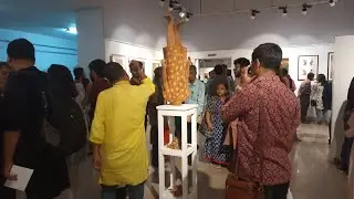 Rabindra bharati university annual exhibition 2023 /academy of fine arts/ #art #exhibition #painting