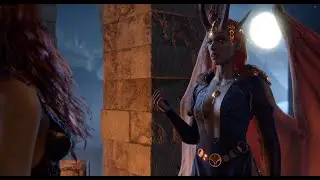 Talking with Mizora about having saved Duke Ravengard despite her efforts against it