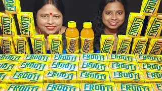 40 FROOTI DRINK CHALLENGE | MAAZA CHALLENGE | MANGO JUICE CHALLENGE |  FOOD EATING COMPETITION