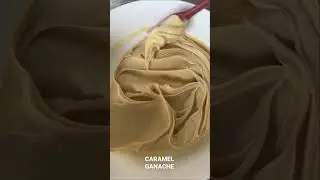 Caramel ganache for macarons #makronky #macarons #chocolateganache #ganachedechocolate #macaron