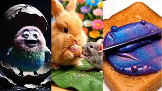 AI Planet Spread on Toast ASMR | AI ASMR 💫 Oddly Satisfying & Relaxing 😌| AI ASMR 