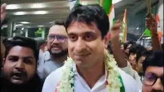 A spirited welcome of IYC President Uday Bhanu by West Bengal Youth Congress l Kolkata