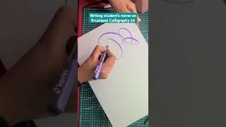 Brushpen Calligraphy #calligraphy #shorts