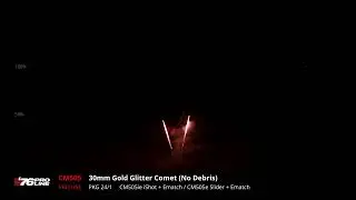 CM505 / CM505ie 30mm Gold Glitter Comet No Debris iShot + Ematch - '76 Pro Line Italia 2026
