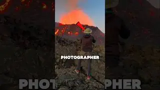 Photographer Risks Life for Perfect Volcano Shot