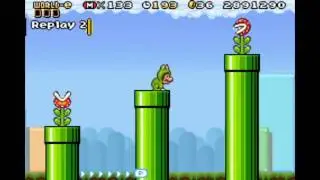Super Mario Bros 3 (SMA4): e-World - Frog Suit speedrun