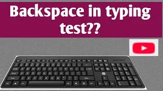 Backspace Use for Typing test. JKSSB Junior Assistant