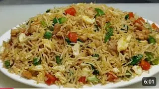 चिकन फ्राइड राइस रेसिपी Street Style Chicken Fried Rice/ Chicken Rice Chicken Fried Rice Restaurants