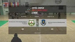 CEYBL U13, 10. 1. 2026, KS Korona 1919 RadwanSport Krak&oacute;w - AK Stal Ostr&oacute;w Wielkopolski