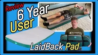 LaidBackPad Memory Foam Camping Sleeping Pad Review From 6 Year User