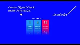 How to create digital clock using javascript