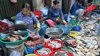 Two Countryside Market Combines - Morning Market & Cheap Snacks, Breakfast, Reasonable Food Prices 
