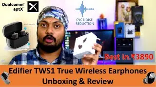 Edifier TWS1 True Wireless Earbuds with apt-X | cVc Noise Reduction,32 Hr Backup,Best for Gaming!!!