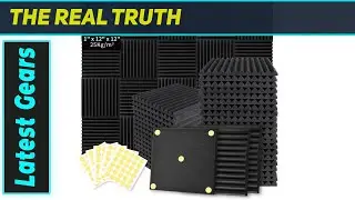 Focusound 120 Pack Acoustic Foam Panels: Ultimate Sound Upgrade