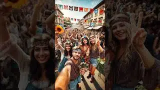 POV: You Wake Up  As a Hippie In the 1960s #ai #funny #420