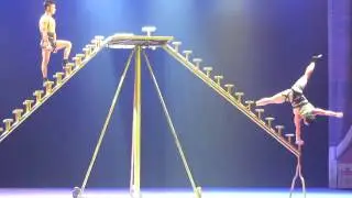 MVI 2105 Handstand stair climbing, Chinese Acrobatics