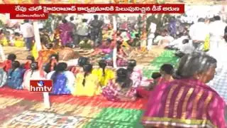 DK Aruna calls for Chalo Hyderabad for Separate Gadwal District | HMTV