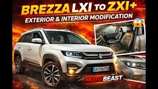 Brezza 2026 Facelift Modified Into Grand Brezza 🤯 2026 Brezza BASE TO TOP Modified 👍