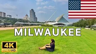 Milwaukee, Wisconsin 🇺🇸 Walking Tour in 4K | No Music, just Real City Sounds