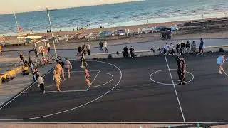 Play like a pro at the beach court