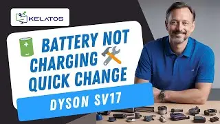 How to fix 🔋battery not charging on Dyson SV17 vacuum? 🛠️ Step-by-step battery replacement