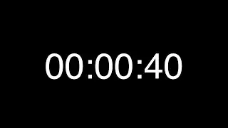 40 Second Countdown Timer