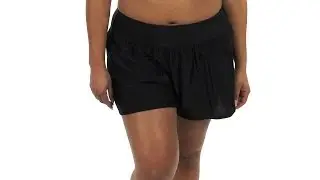 Delta Burke Plus Size Core Solid Boy Short Bottom | SwimOutlet.com