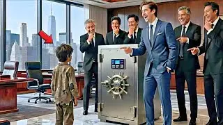 “100 Millones por Abrir la Caja Fuerte 😱 Niño Pobre Sorprende al Millonario con Su Ingenio”