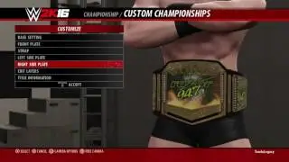 WWE 2K16 Razor 94.7 World Championship